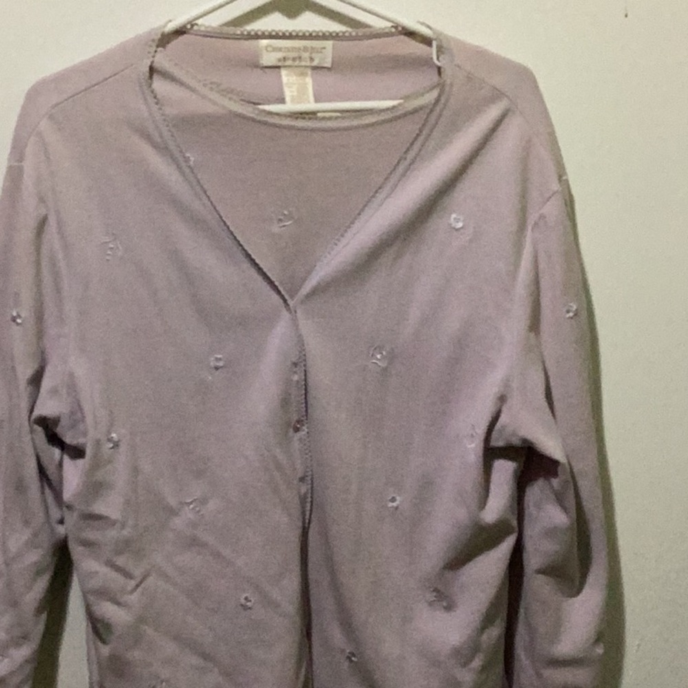 Light weight cardigan with sleeveless top